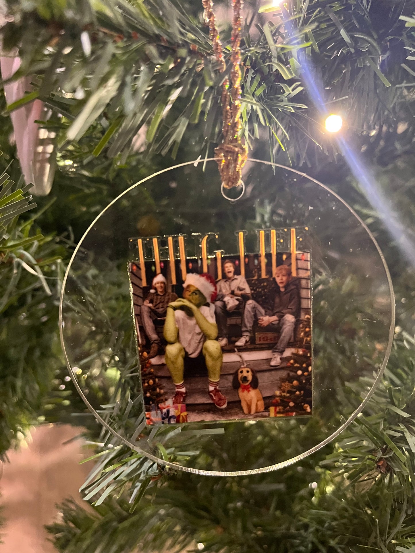 Thug Life Christmas Ornament