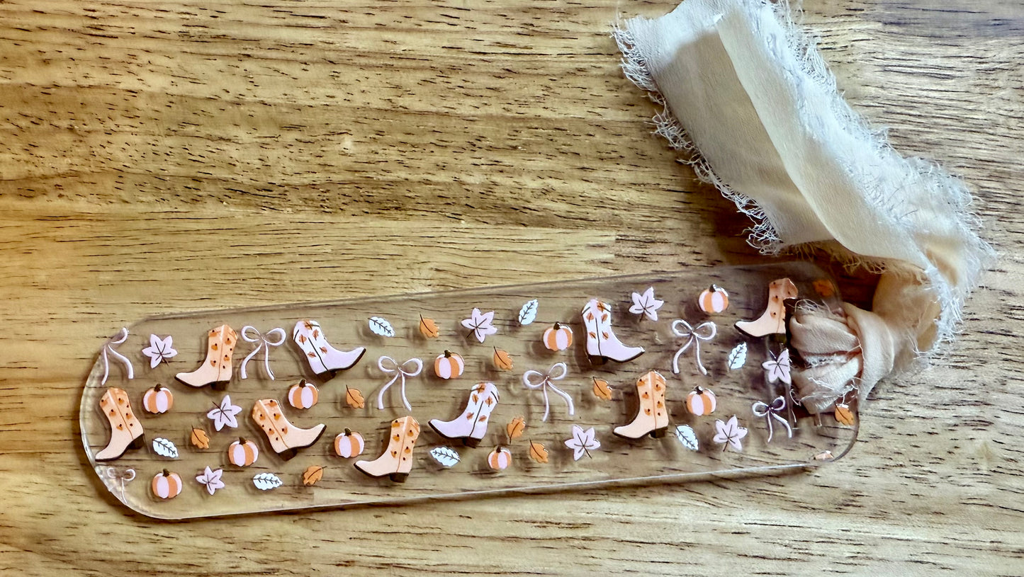 Fall Cowboy Bookmark