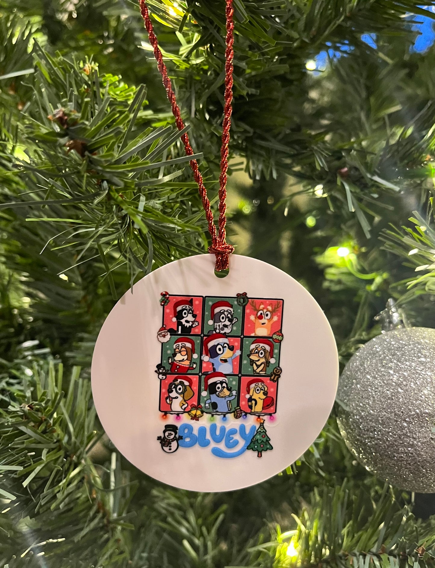 Bluey Christmas Ornament