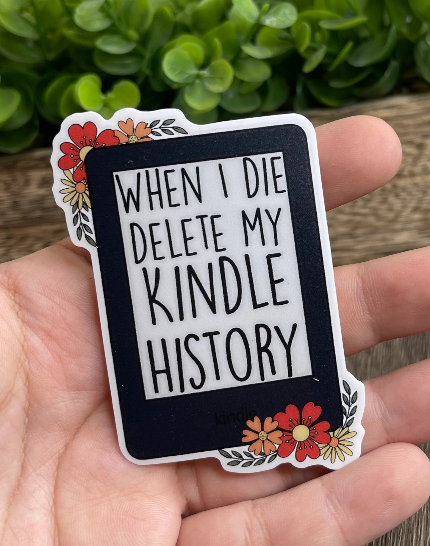 Delete my Kindle History Sticker
