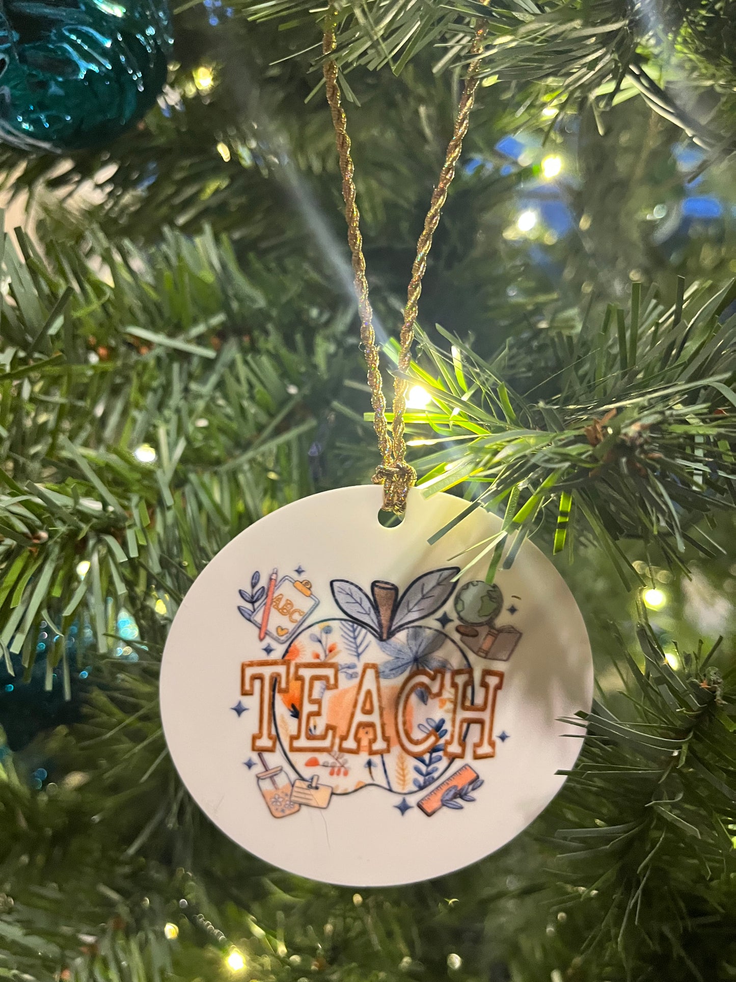 Teach Ornament