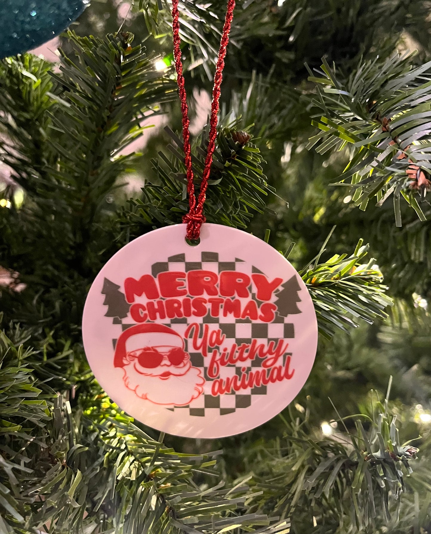 Merry Christmas ya Filthy Animal Ornament
