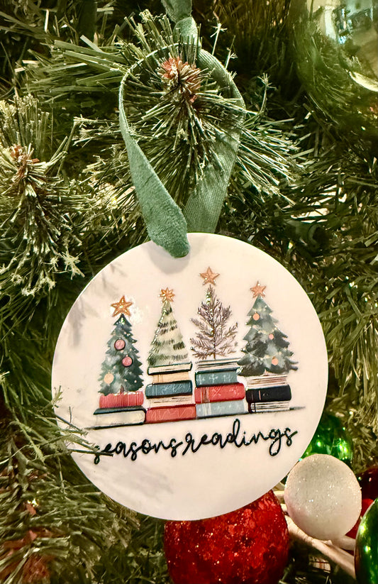 Seasons Reading Ornament