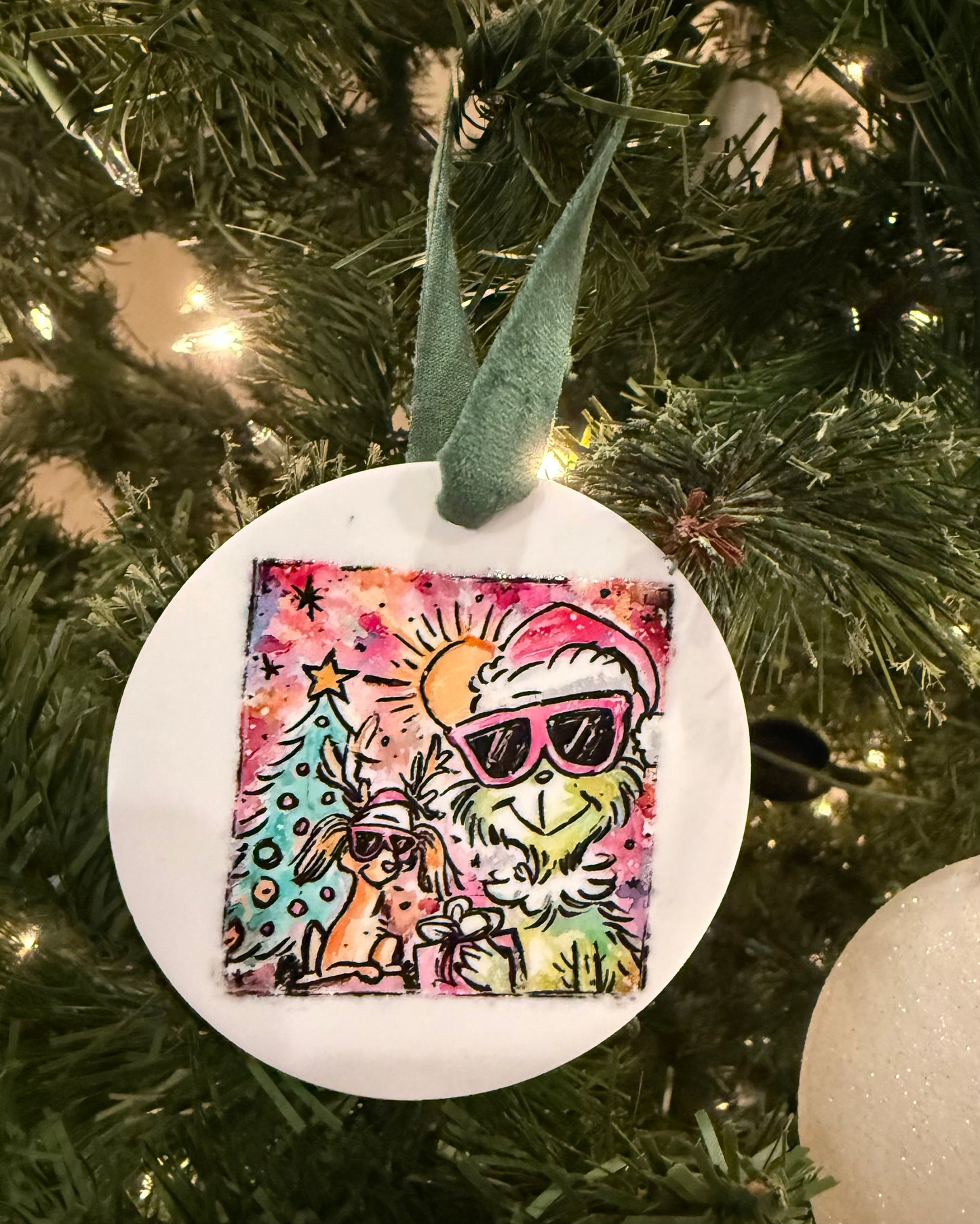 Max && Grinch Ornament