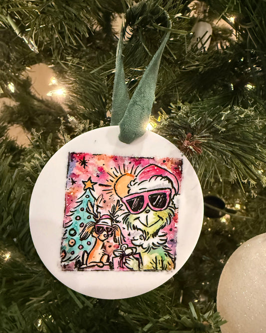 Max && Grinch Ornament