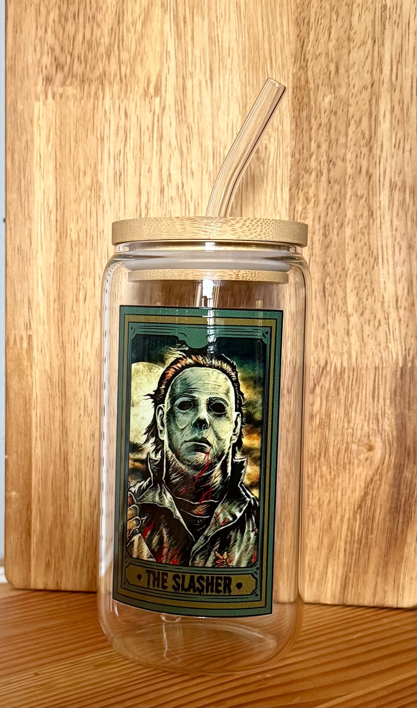 The Slasher 16oz Glass Can